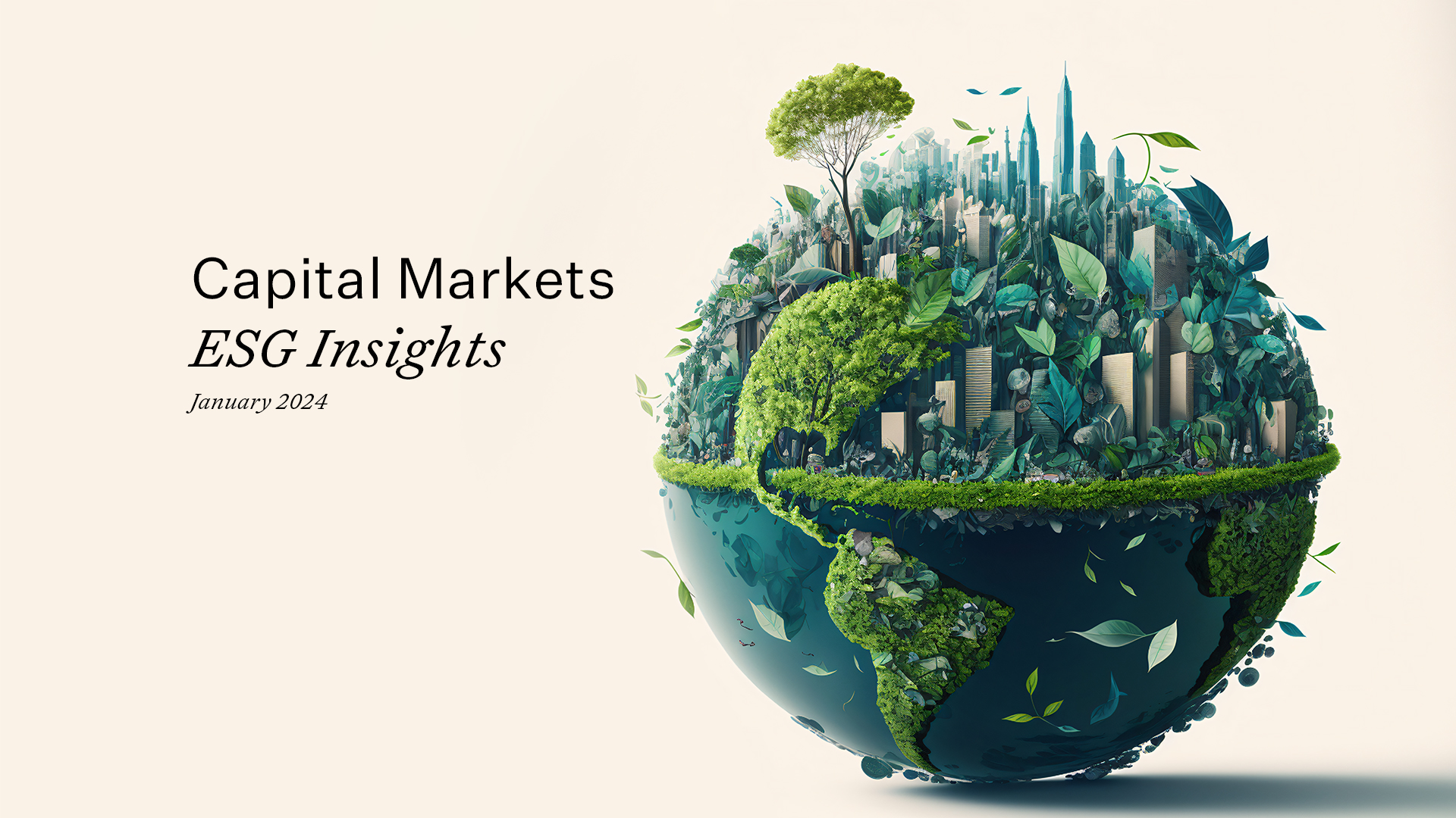 Capital Markets ESG Insights: January 2024 | MHP Group